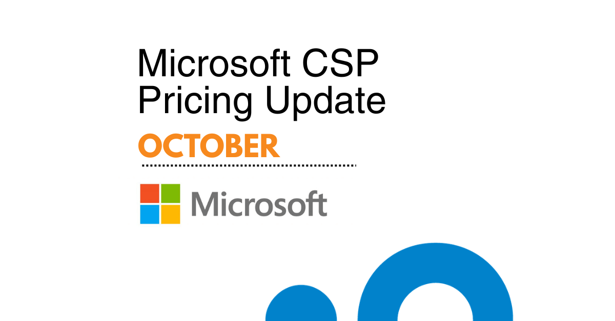 Microsoft licence price update October 2026